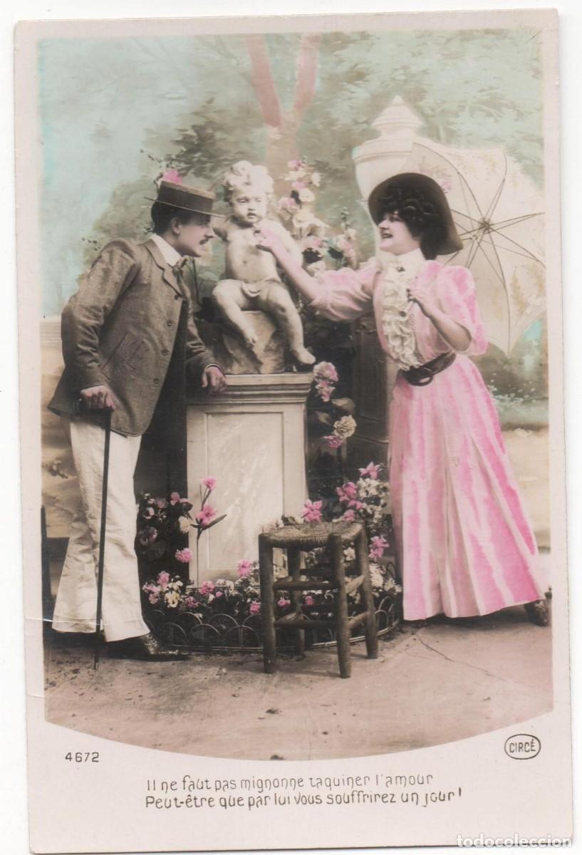 Cartoline: Postal francesa principios del XX- circulada-