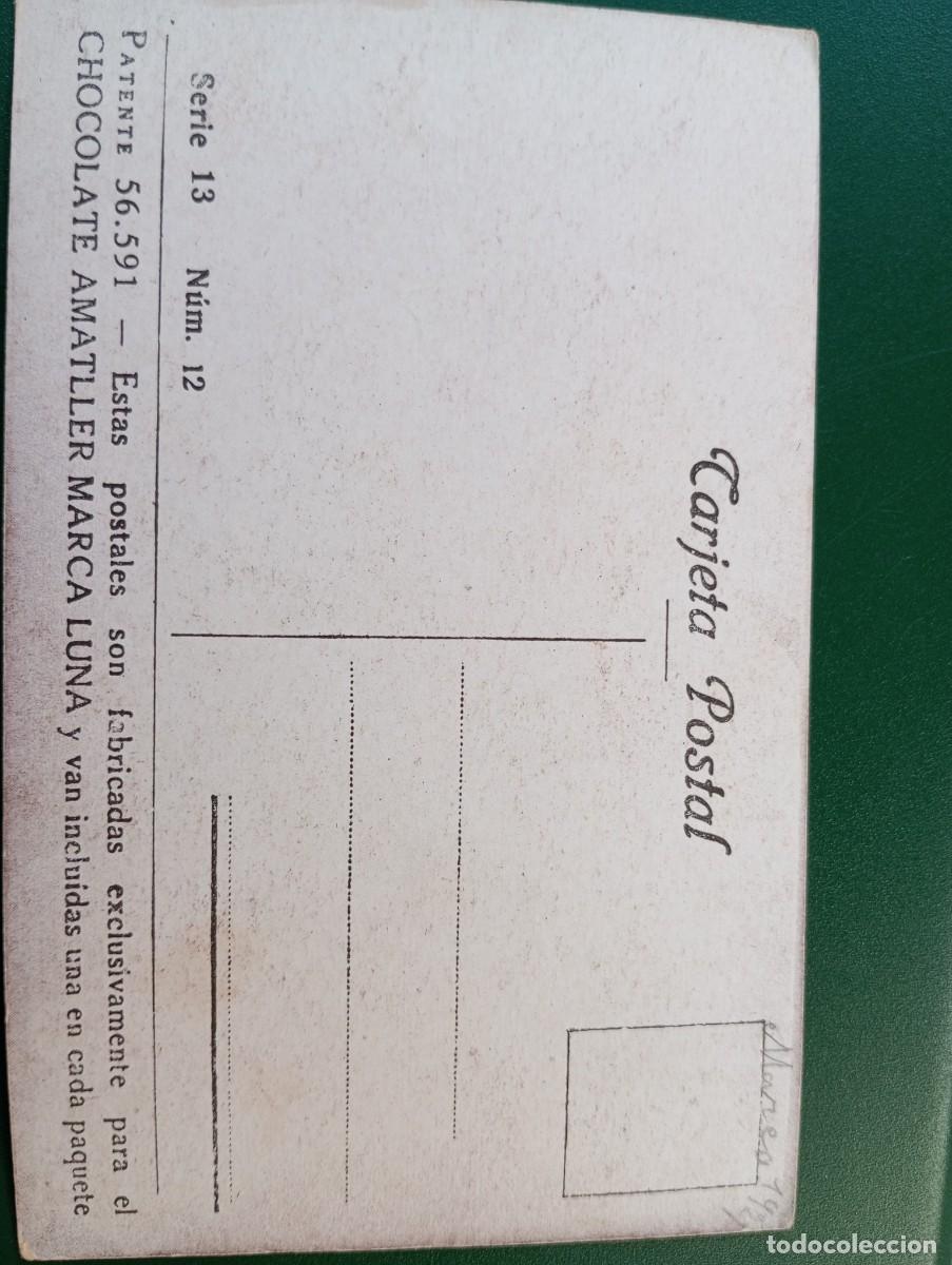 Postales: ANTIGUA POSTAL , CHOCOLATES AMATLLER - Foto 2