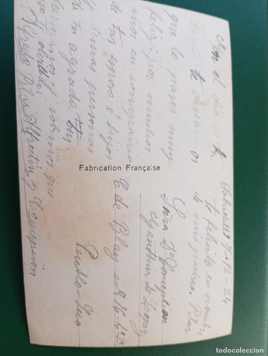 Postales: ANTIGUA POSTAL FRANCESA, 1924, COLOREADA - Foto 2