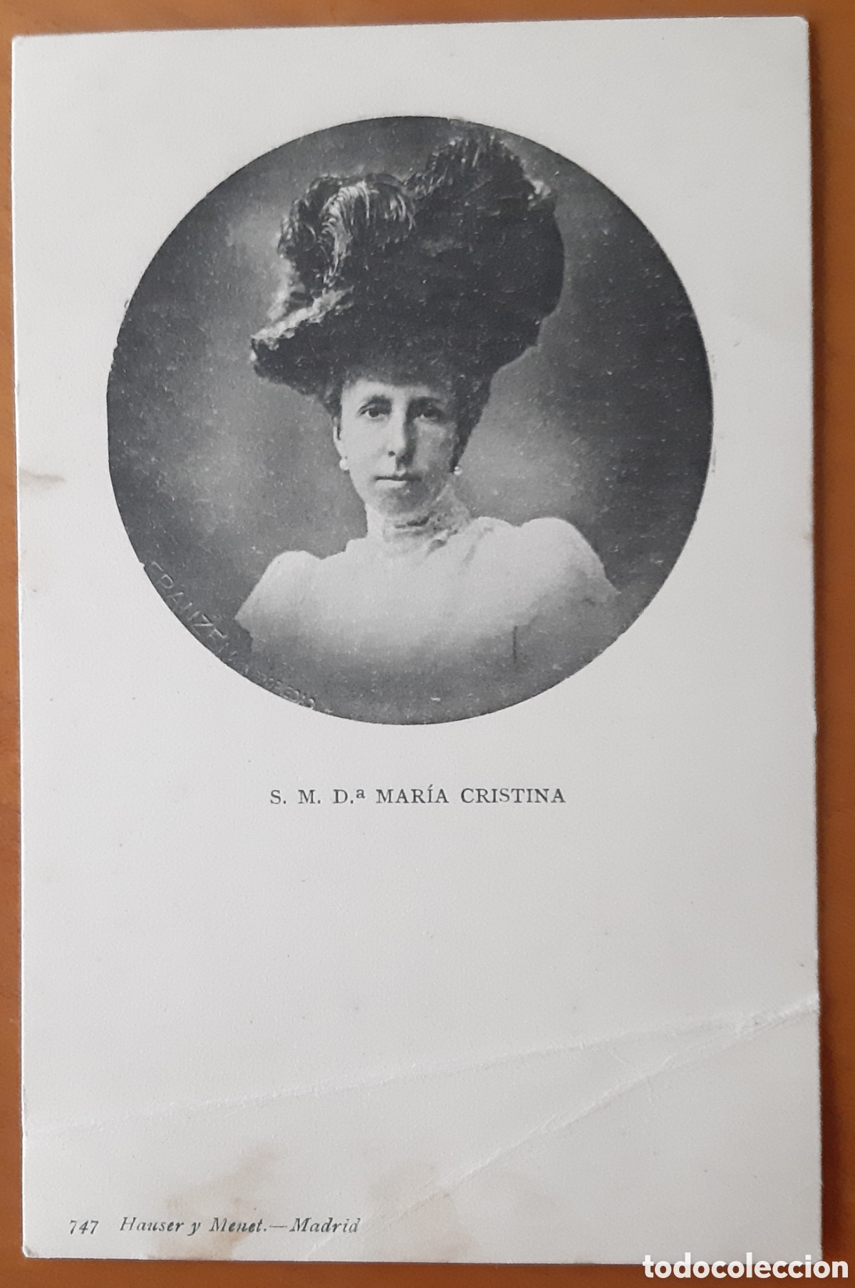 Postales: Postal S.M. Mar&iacute;a Cristina. Sin escribir. R7119