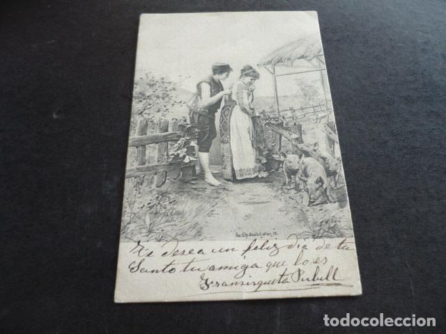 Cartoline: PAREJA DE ENAMORADOS POSTAL