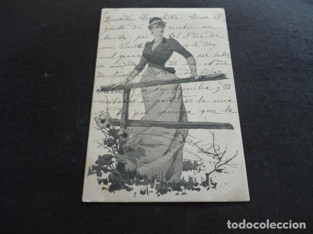 Postais: MUJER ELEGANTE POSTAL