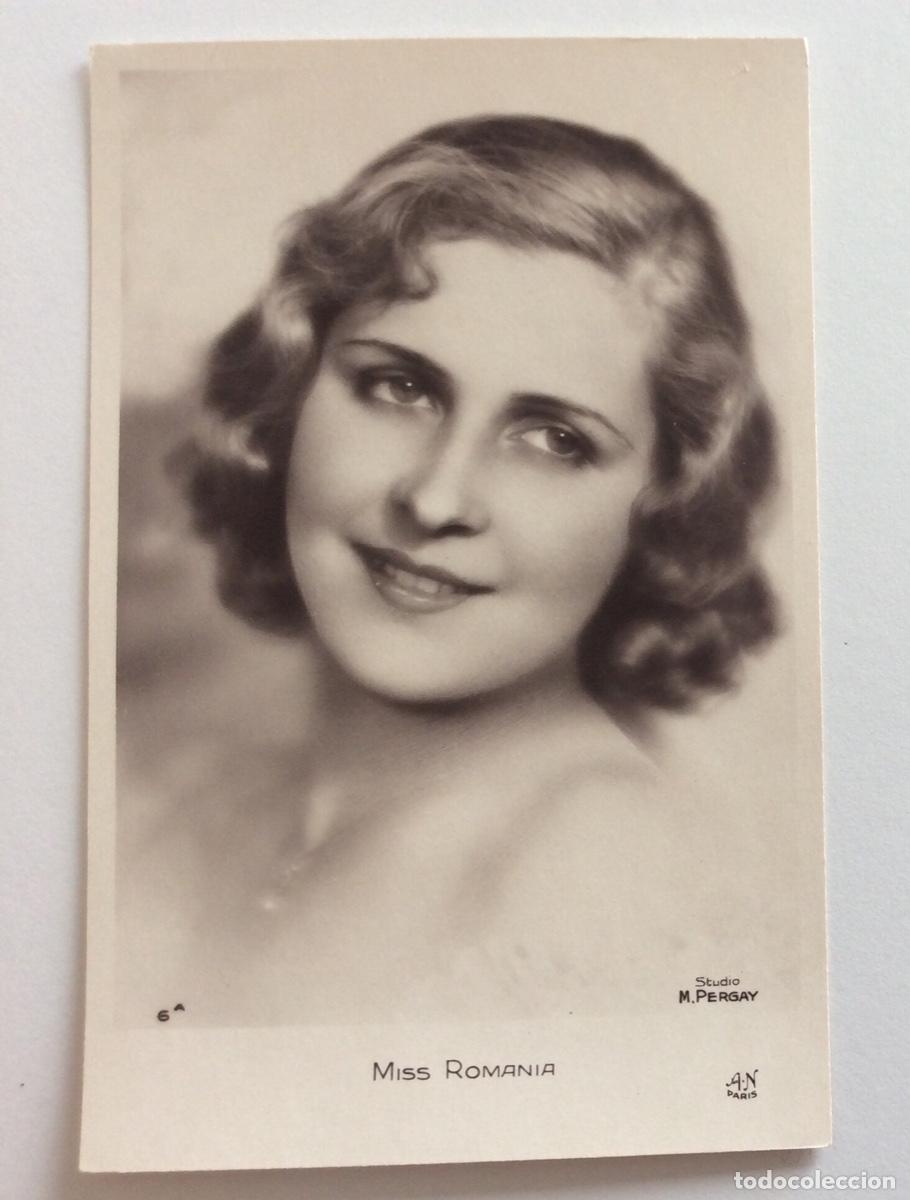 Postais: POSTAL FOTOGR&Aacute;FICA DINA MIHALCEA MISS RUMANIA 1933