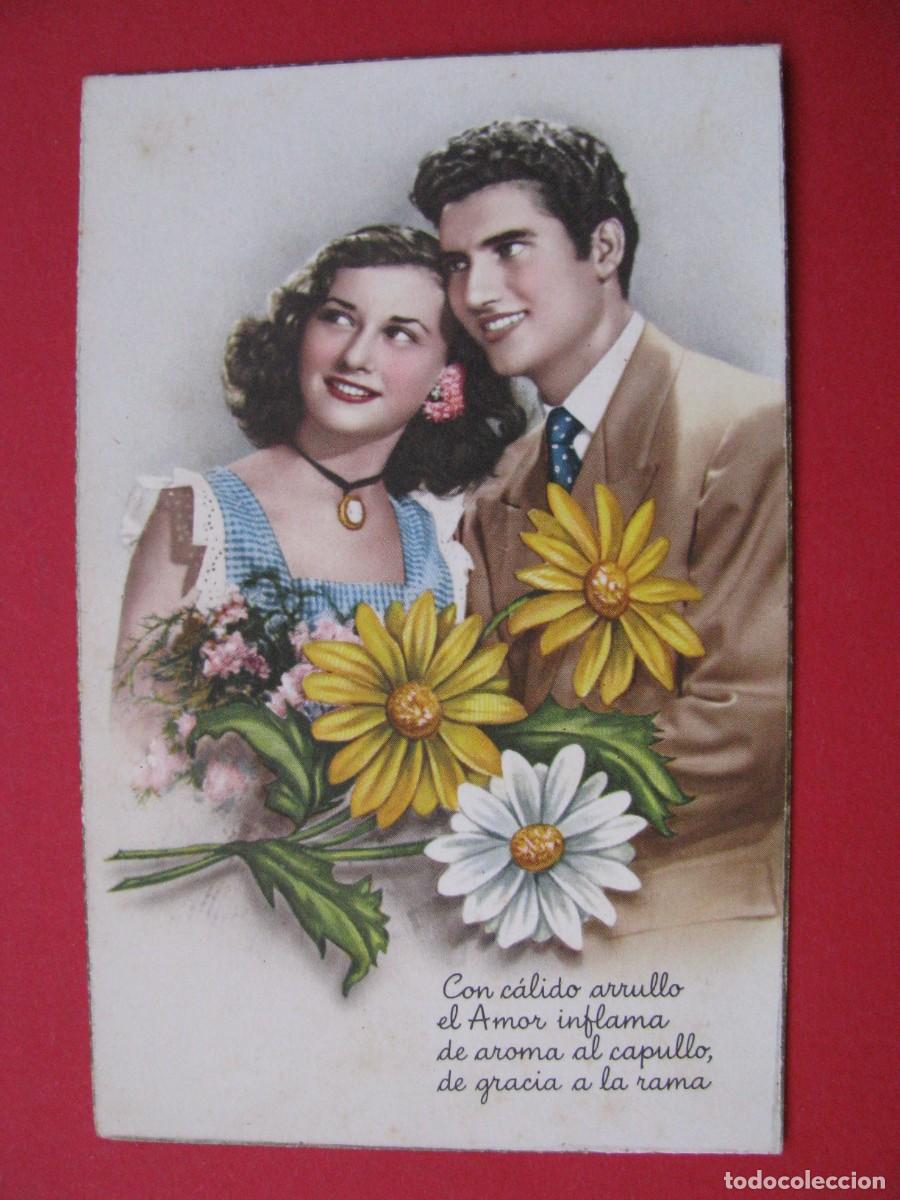 Cartoline: POSTAL DE UNA PAREJA. C. Y Z. 572. ESCRITA 1955.