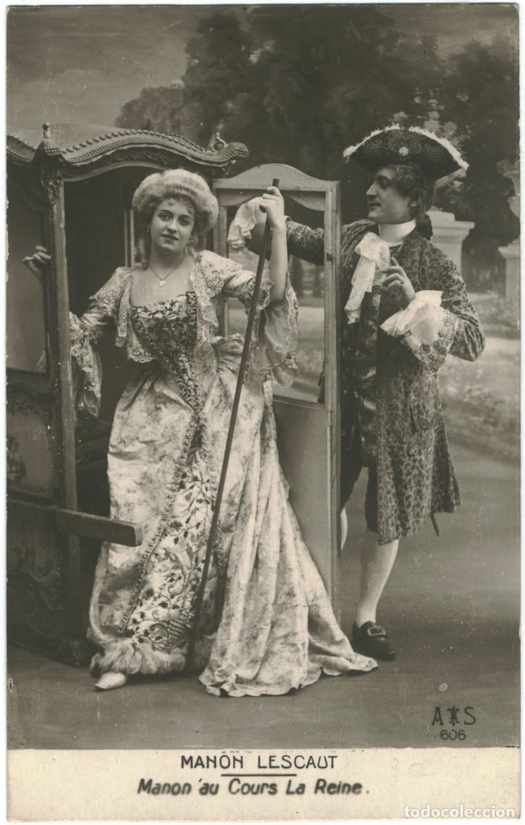 Postais: Postal representaci&oacute;n Manon Lescaut_AS 606