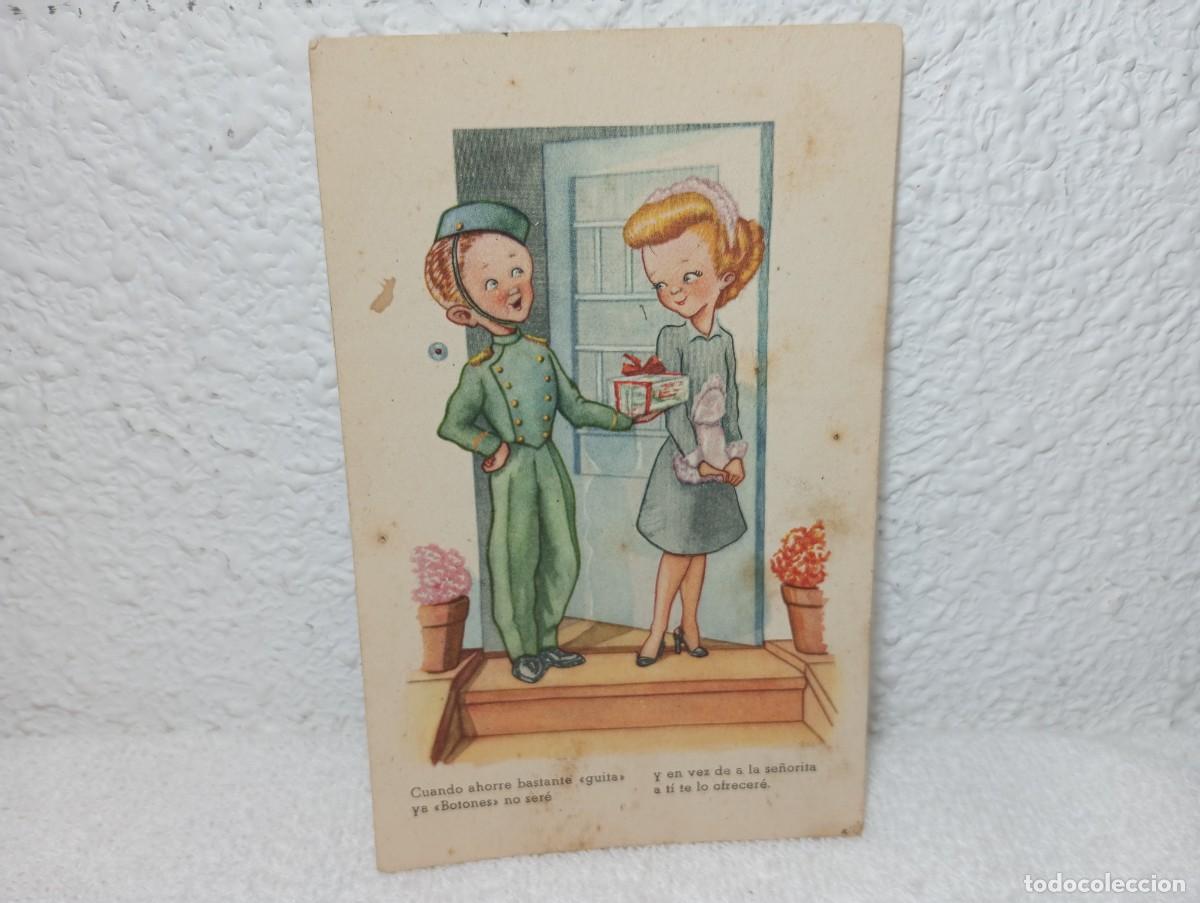 Postais: ANTIGUA POSTAL EDICIONES GALANES Y SE&Ntilde;ORITAS NI&Ntilde;OS PABLO DUMMATXEN A&Ntilde;OS 40