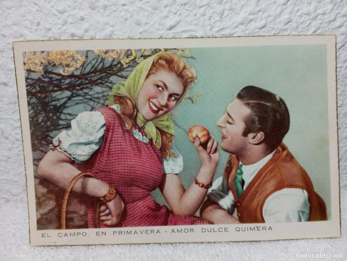 Postais: ANTIGUA POSTAL EDICIONES GALANES Y SE&Ntilde;ORITAS AMOR ENAMORADOS CYZ A&Ntilde;OS 40