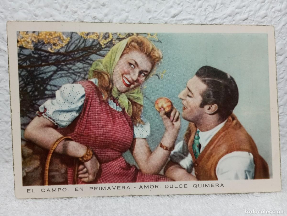 Postais: ANTIGUA POSTAL EDICIONES GALANES Y SE&Ntilde;ORITAS AMOR ENAMORADOS CYZ A&Ntilde;OS 40