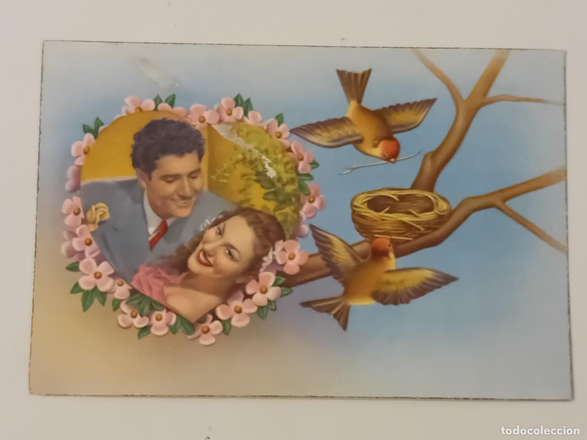 POSTAL ROM&Aacute;NTICA. ESCRITA SIN CIRCULAR.