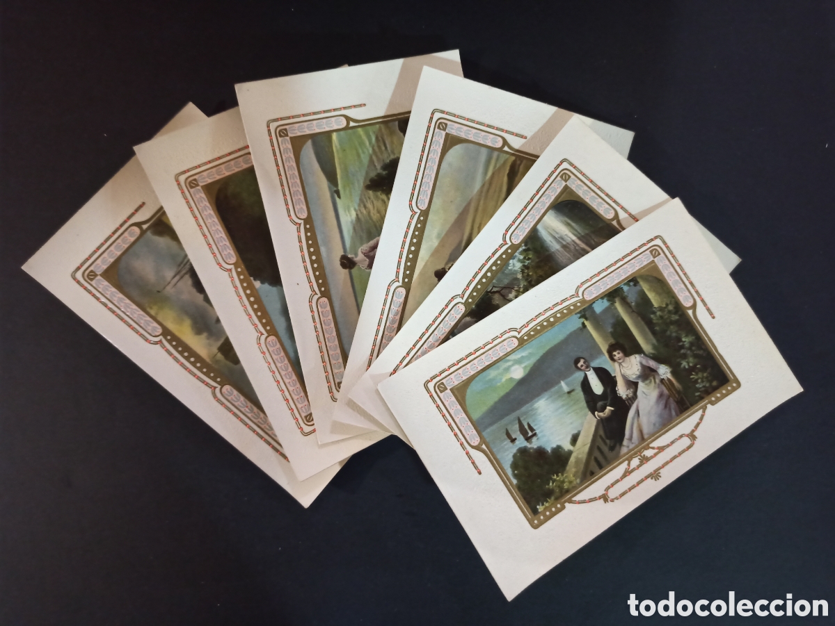Postais: Serie de 6 postales antiguas. Alemania, pp. s. XX. Sin circular.