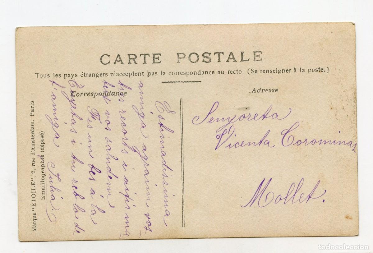 Postales: Antigua postal tem&aacute;tica &rdquo;La primavera&rdquo; Escrita, sin sello. (1908) - Foto 2