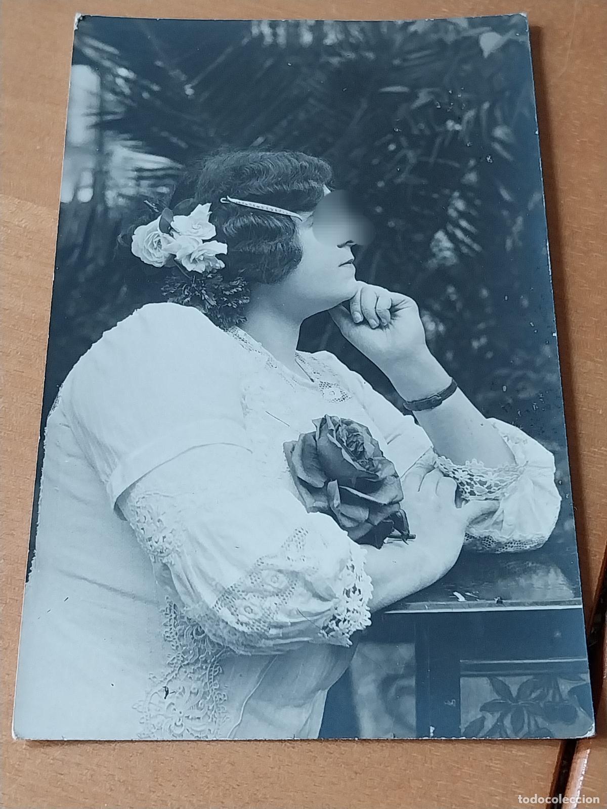 Postais: MUJER JOVEN POSTAL ORIGINAL A&Ntilde;OS 1920 APRX SIN ESCRIBIR