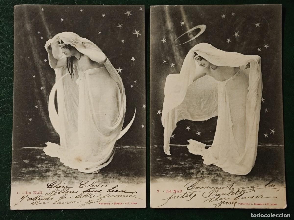 Postais: 2 Postales de Francia Mujeres