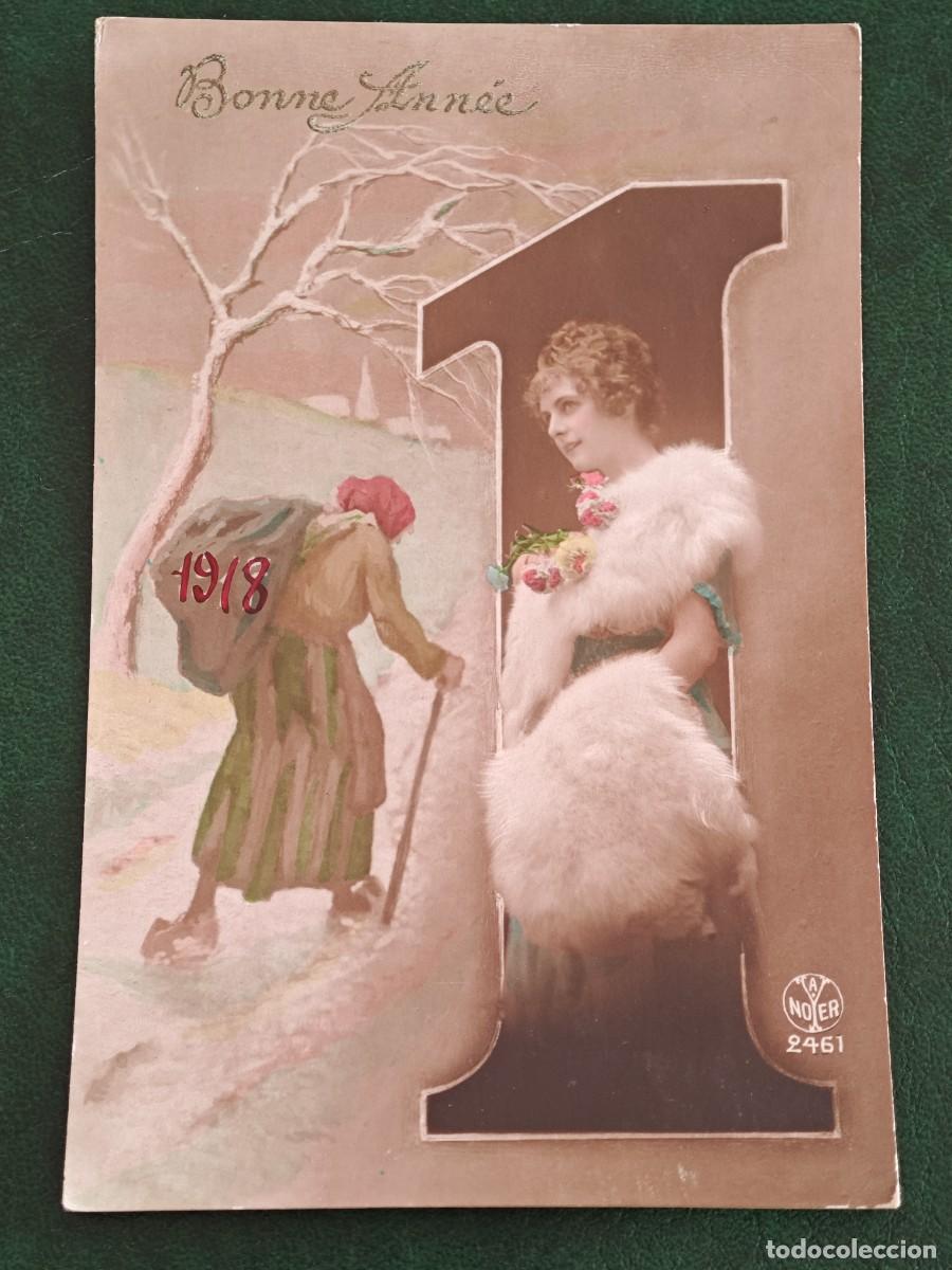 Postais: Postal de Francia Mujeres Bonne Annee