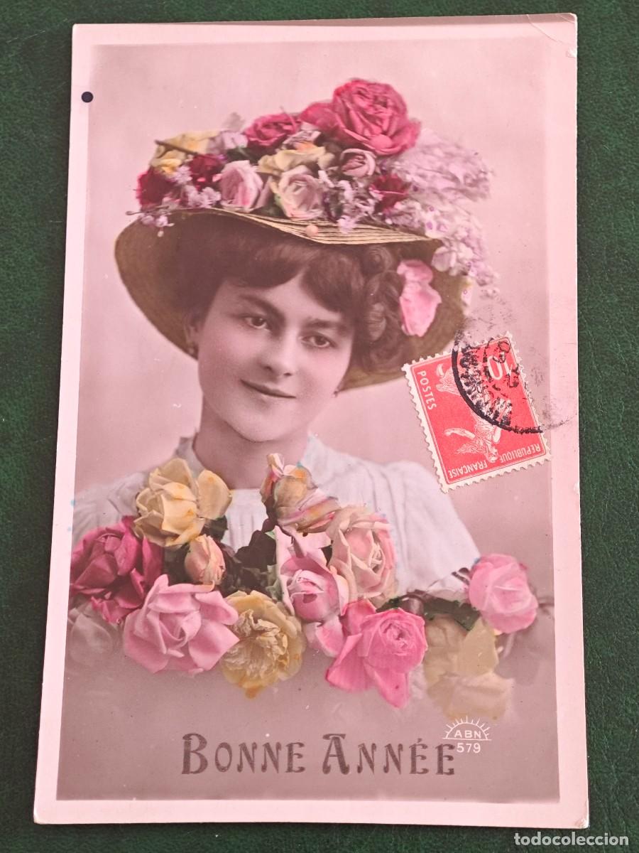Postais: Postal de Francia Mujeres Bonne Annee