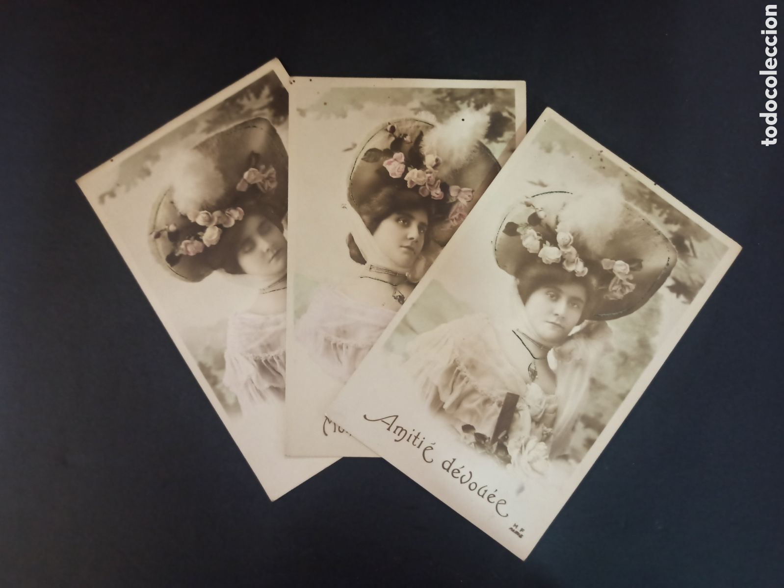 Postais: Serie de 3 postales antiguas. Sin circular, anteriores a 1905.
