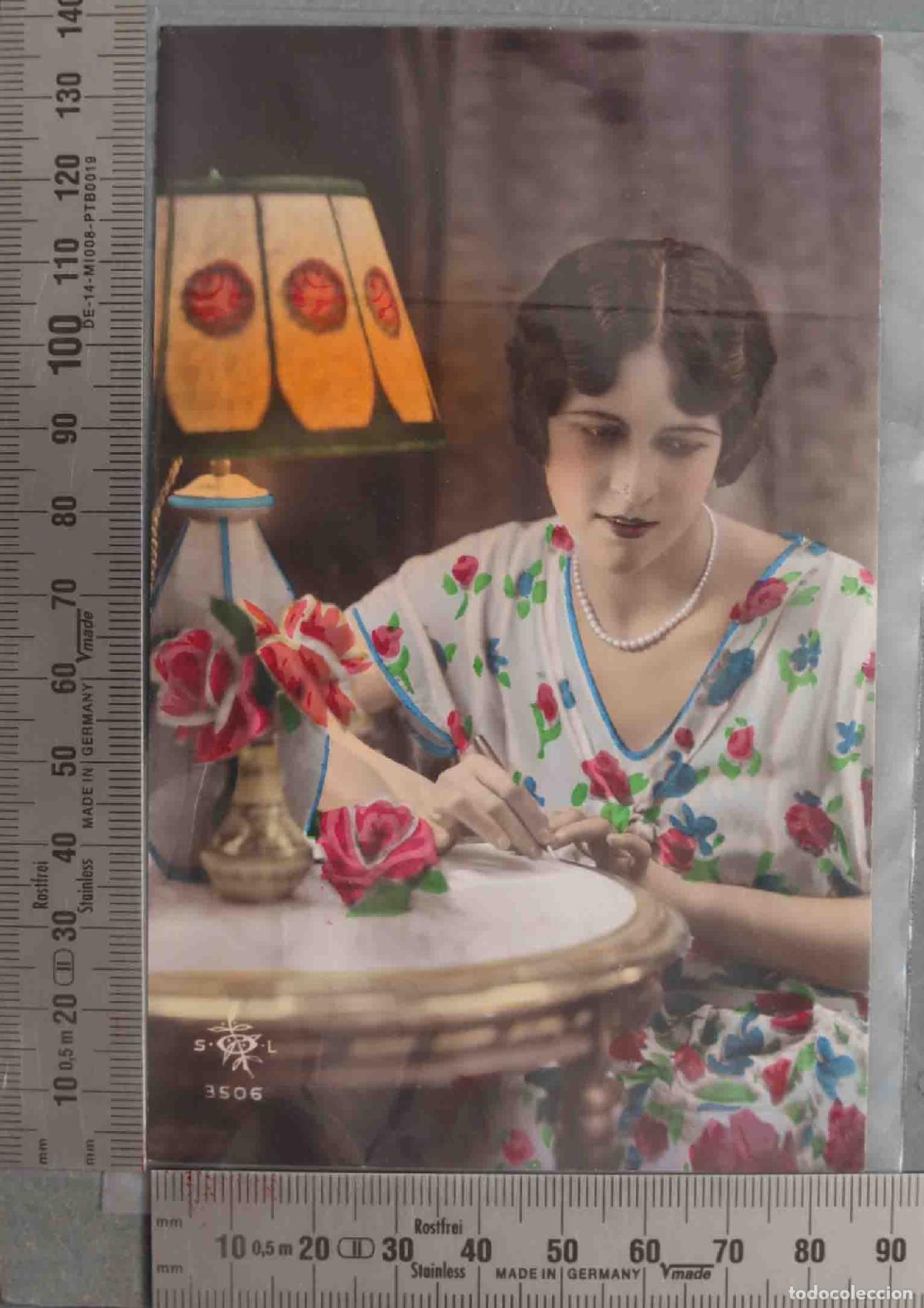 Postais: POSTAL. FOTOGRAFIA MUJER COLOREADA
