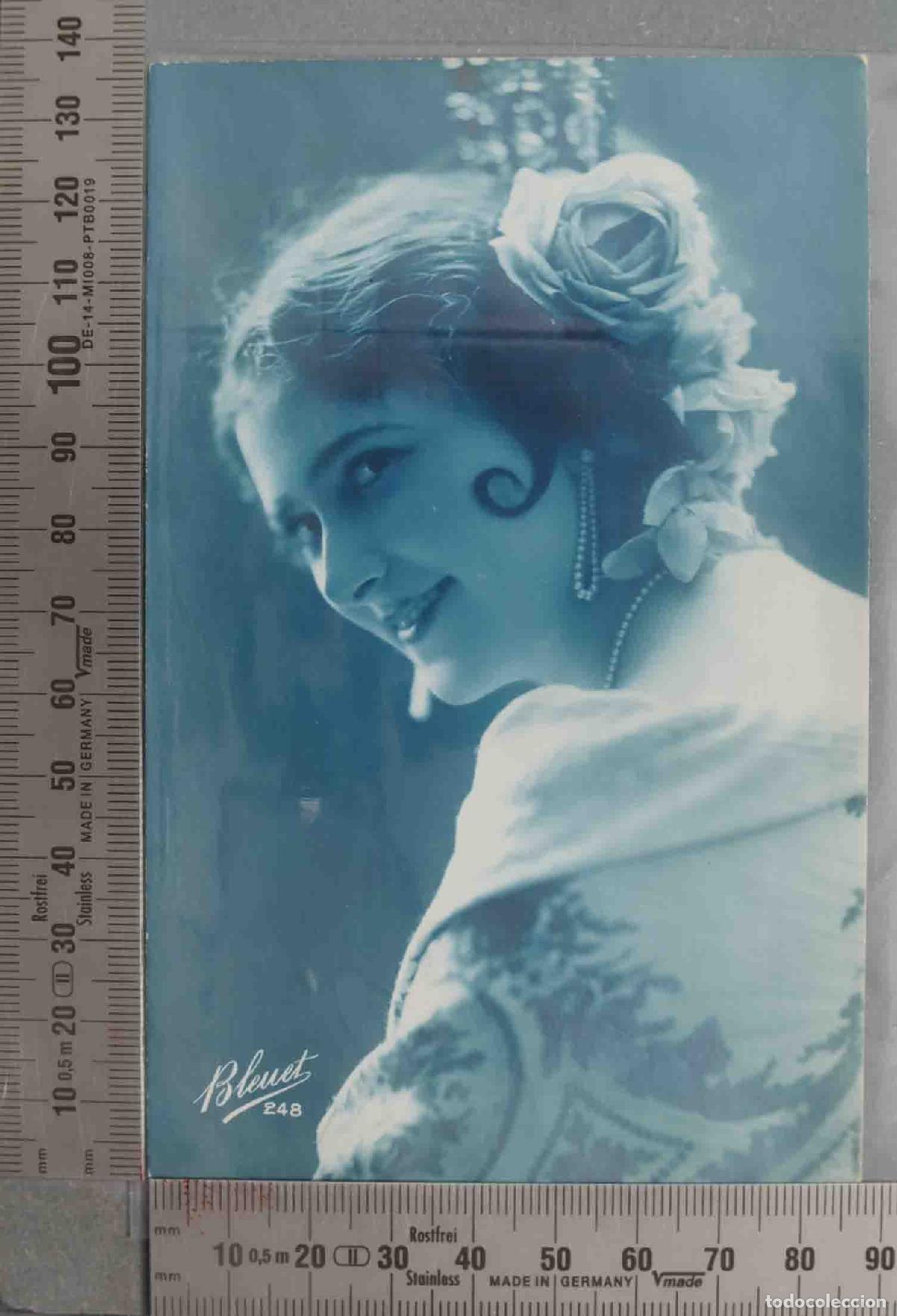 Postais: POSTAL. FOTOGRAFIA MUJER BLEUET 248