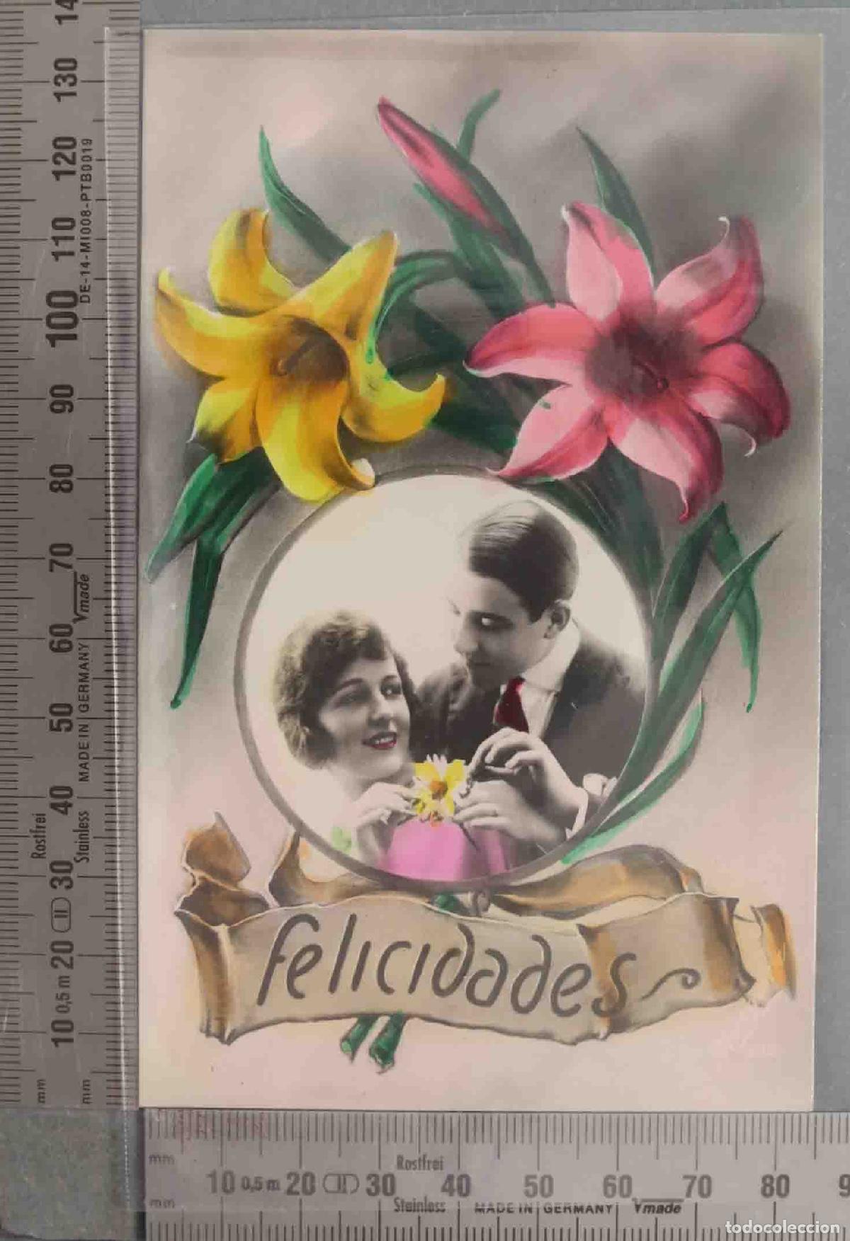 Postales: POSTAL. NOVIOS FELICIDADES FELICITACION. MARGARA