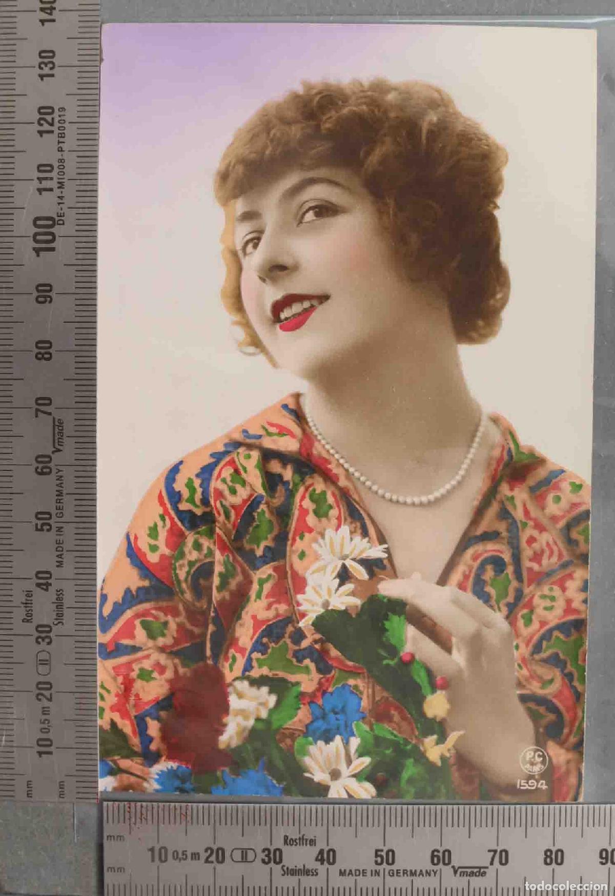 Postais: POSTAL. FOTOGRAFIA MUJER COLOREADA PC PARIS 1594