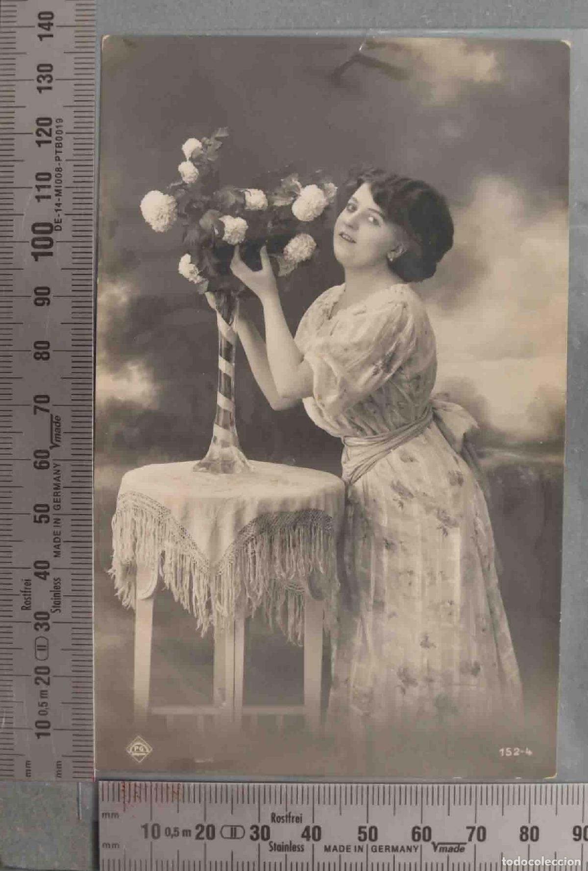 Postais: POSTAL. FOTOGRAFIA MUJER