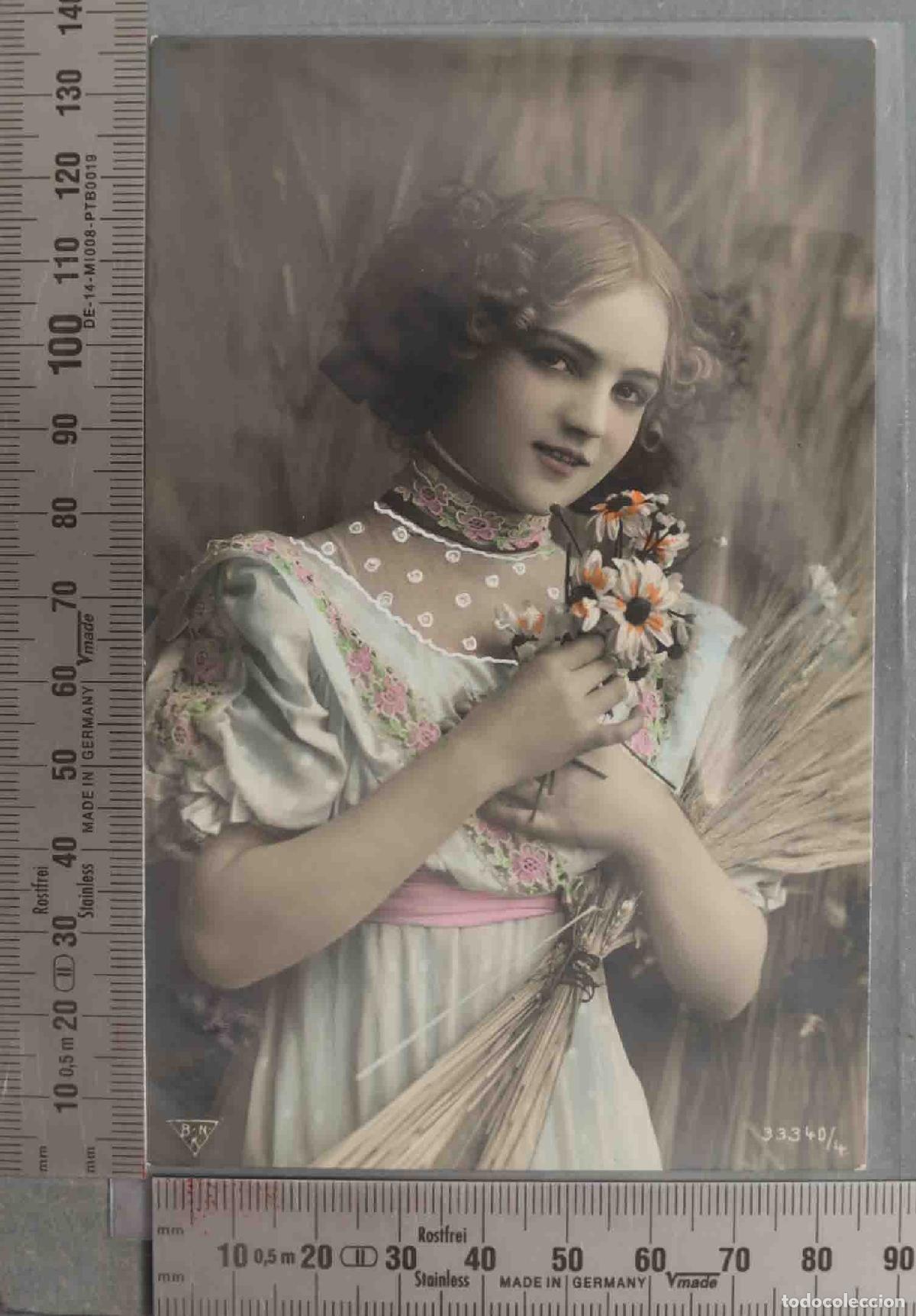 Postales: POSTAL. FOTOGRAFIA MUJER COLOREADA