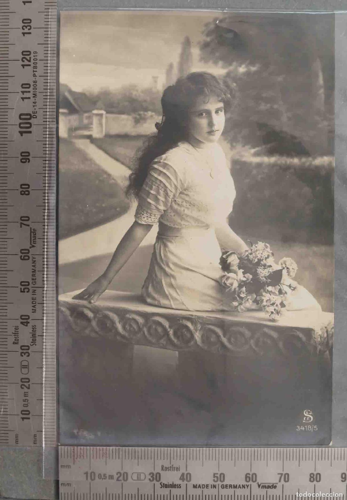 Postais: POSTAL. FOTOGRAFIA MUJER