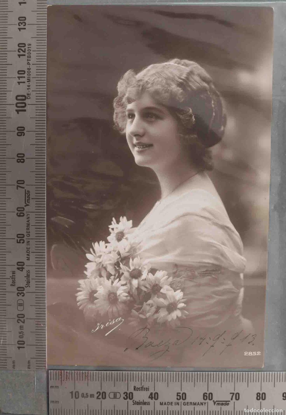 Postais: POSTAL. FOTOGRAFIA MUJER