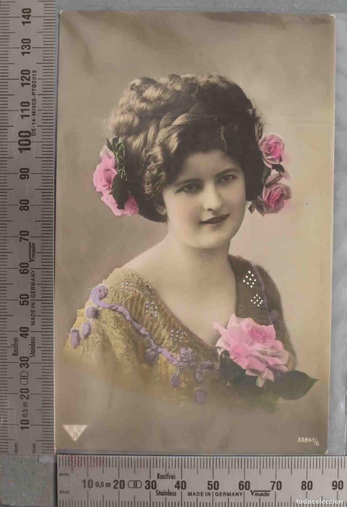 Postales: POSTAL. FOTOGRAFIA MUJER COLOREADA