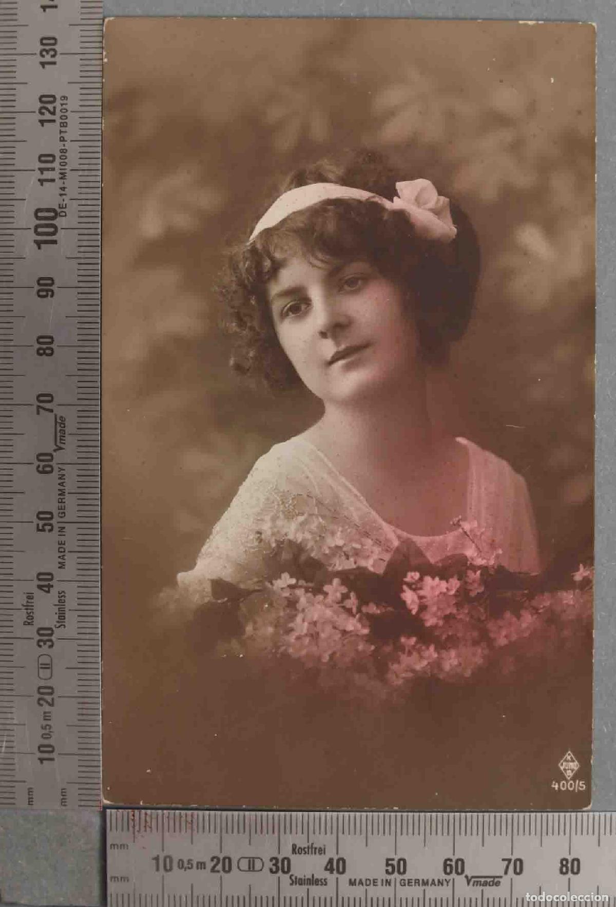 Postales: POSTAL. FOTOGRAFIA MUJER COLOREADA