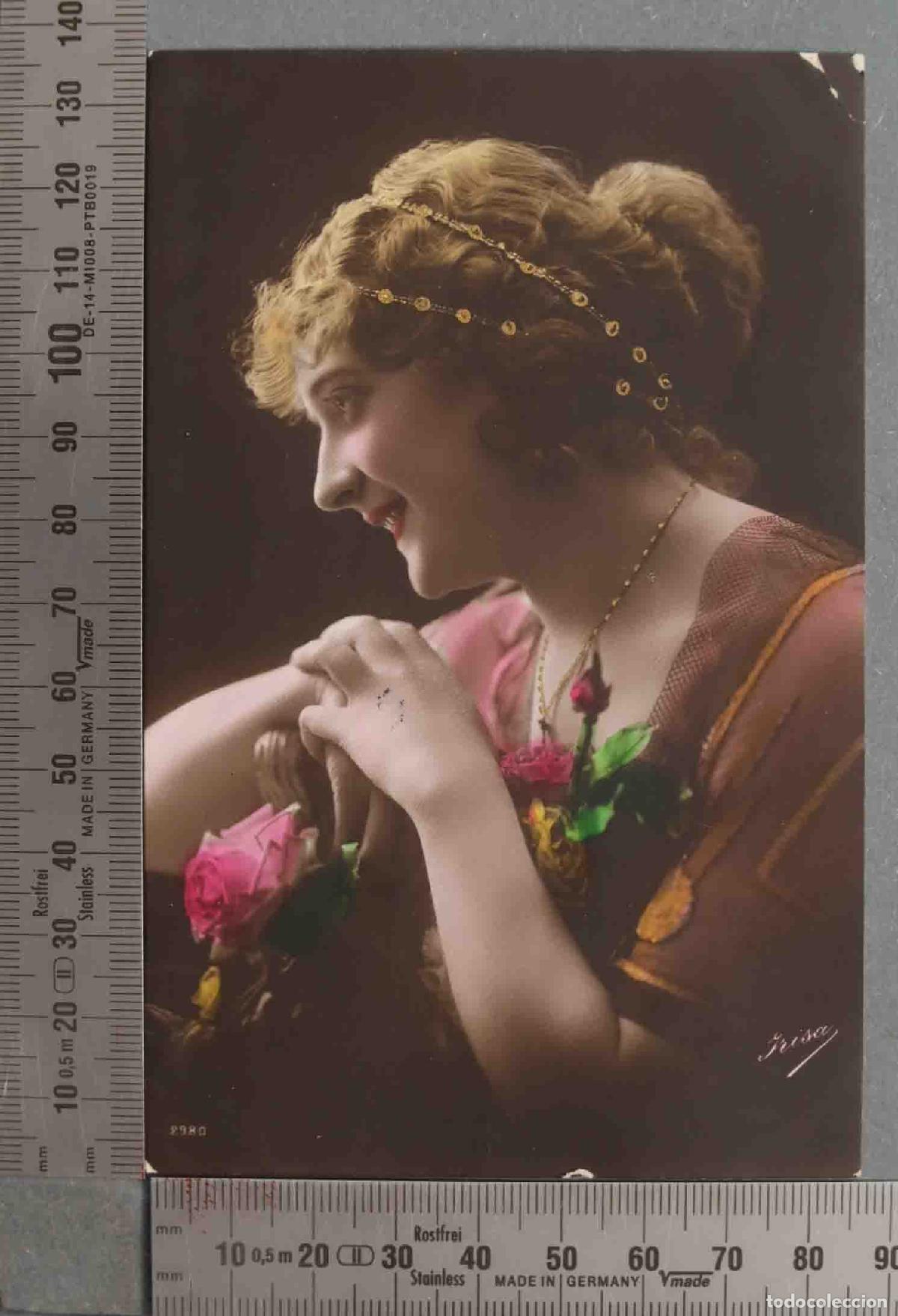 Postales: POSTAL. FOTOGRAFIA MUJER COLOREADA