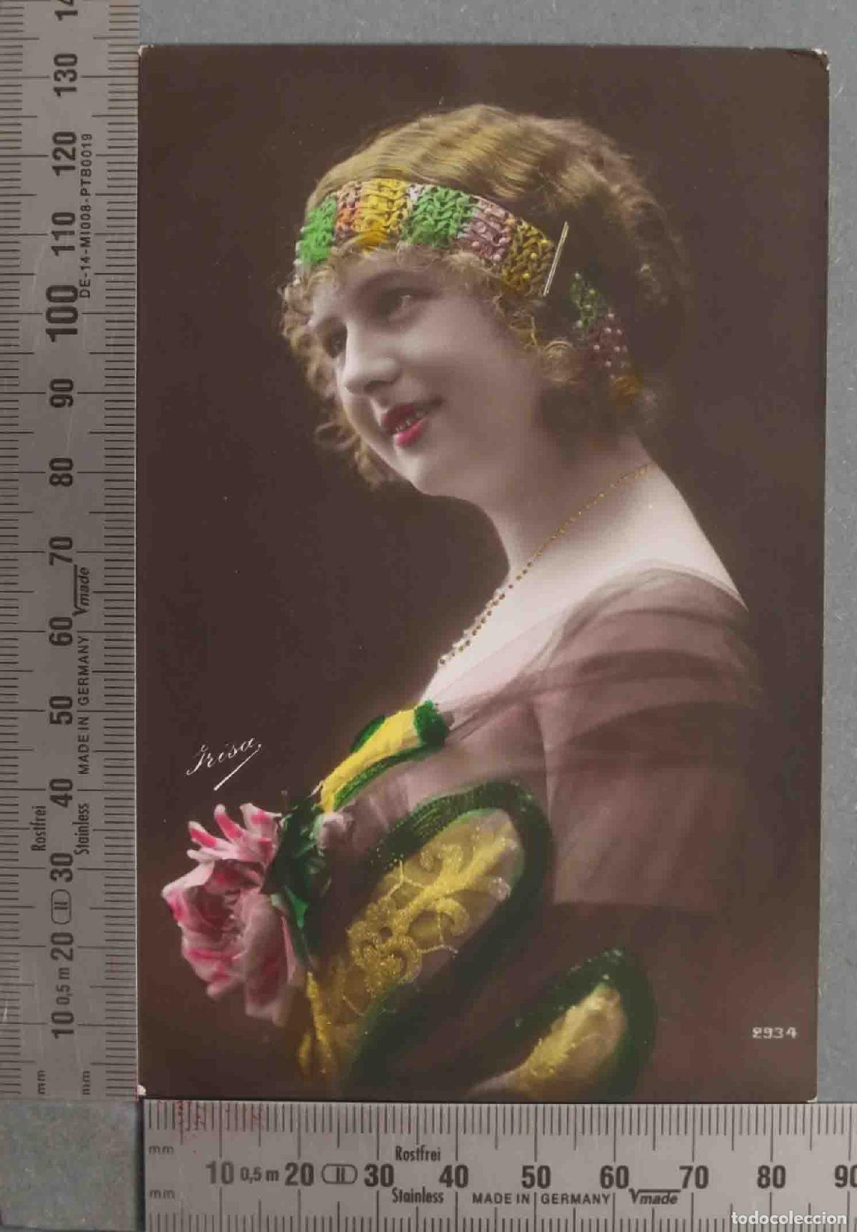 Postais: POSTAL. FOTOGRAFIA MUJER COLOREADA