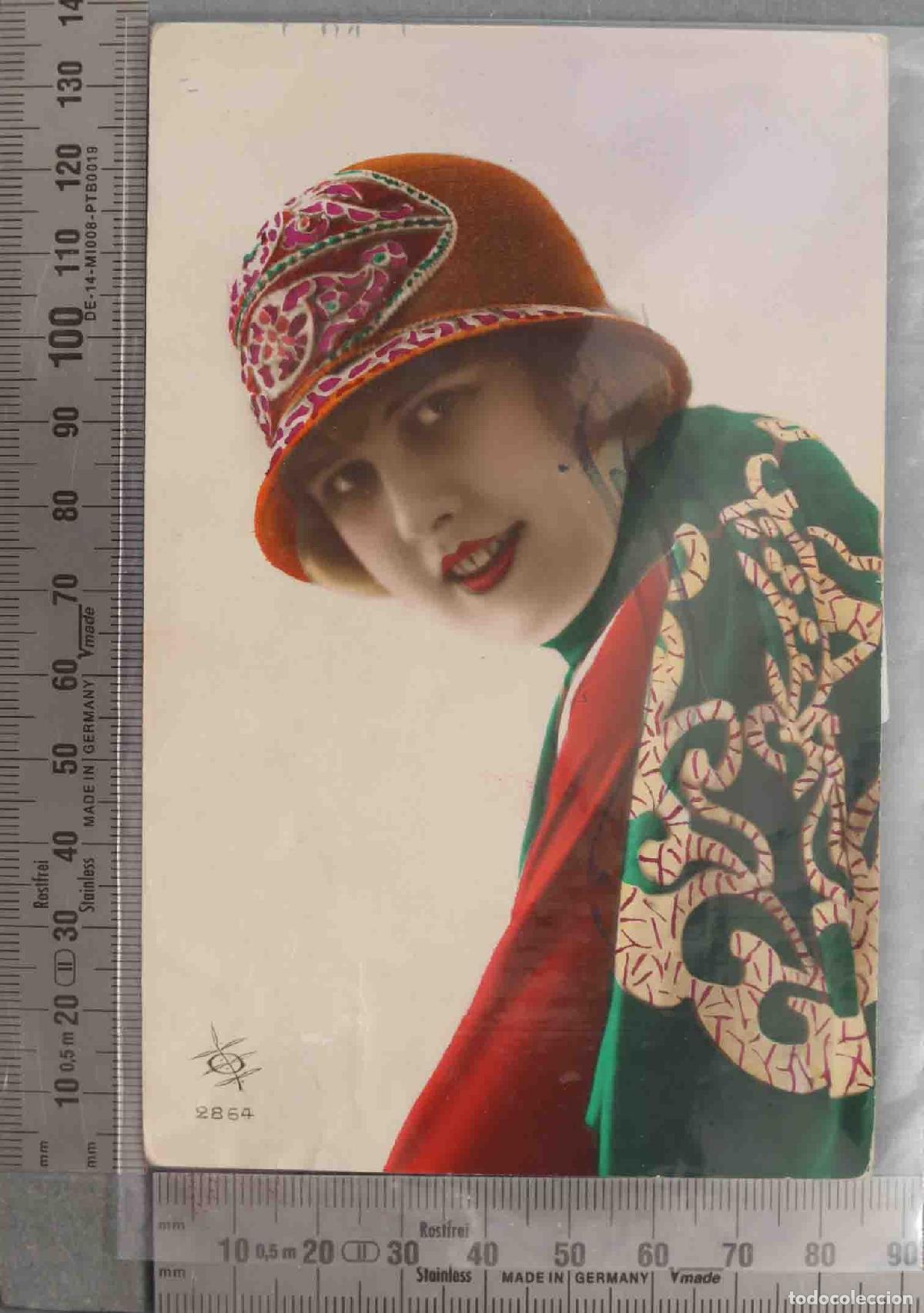 Postales: POSTAL. FOTOGRAFIA MUJER COLOREADA