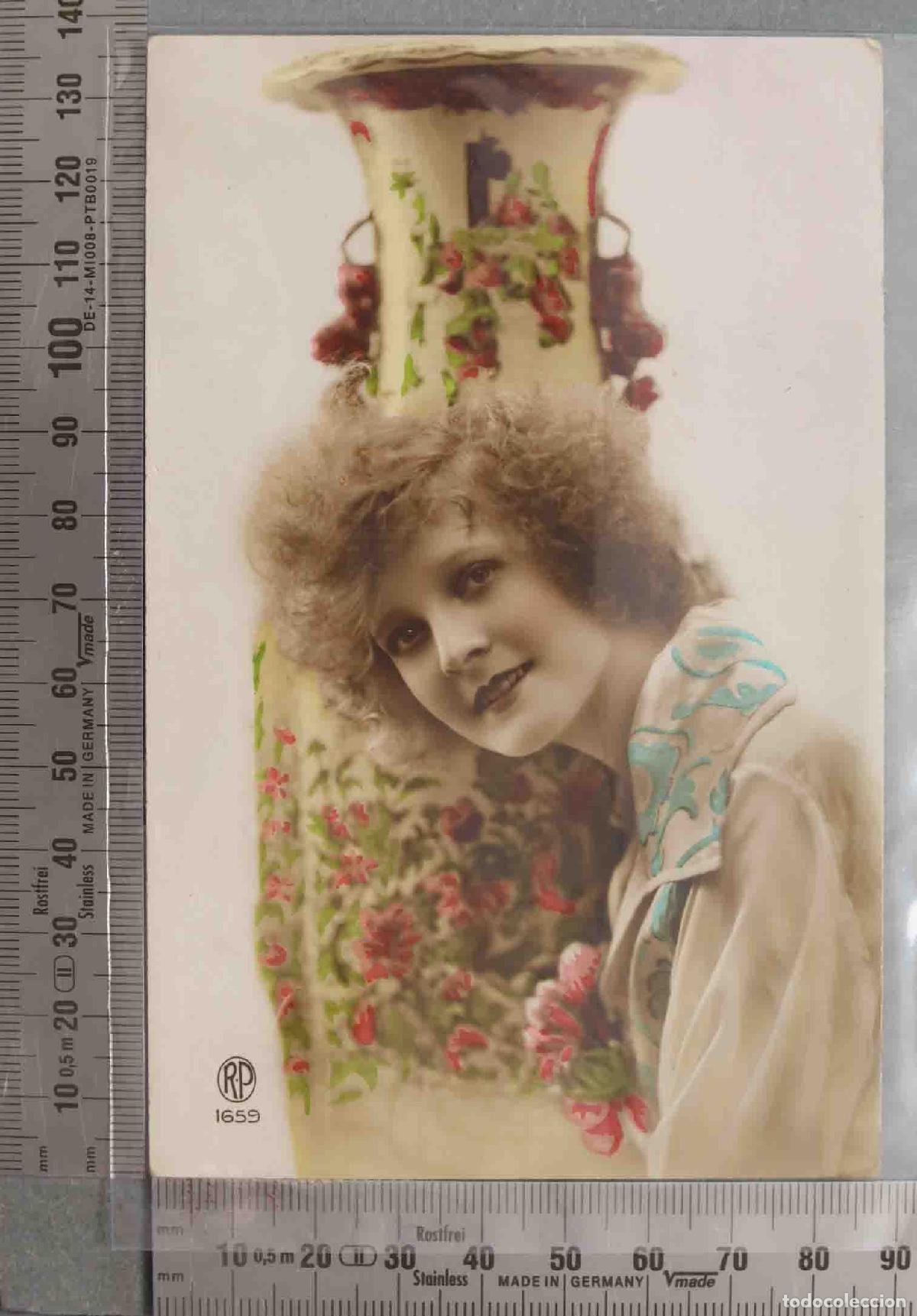 Postales: POSTAL. FOTOGRAFIA MUJER COLOREADA