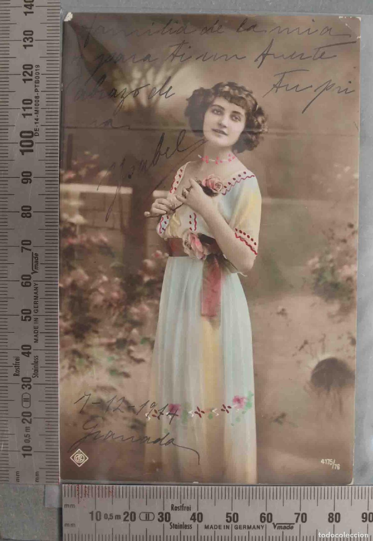Postais: POSTAL. FOTOGRAFIA MUJER COLOREADA