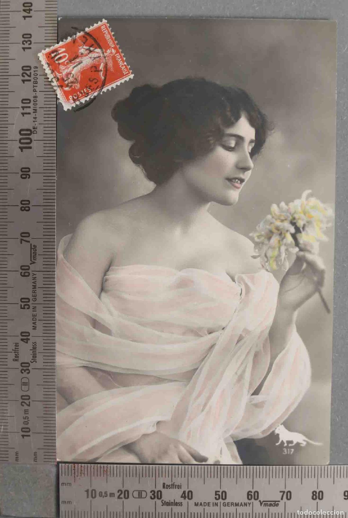 Postales: POSTAL. FOTOGRAFIA MUJER COLOREADA