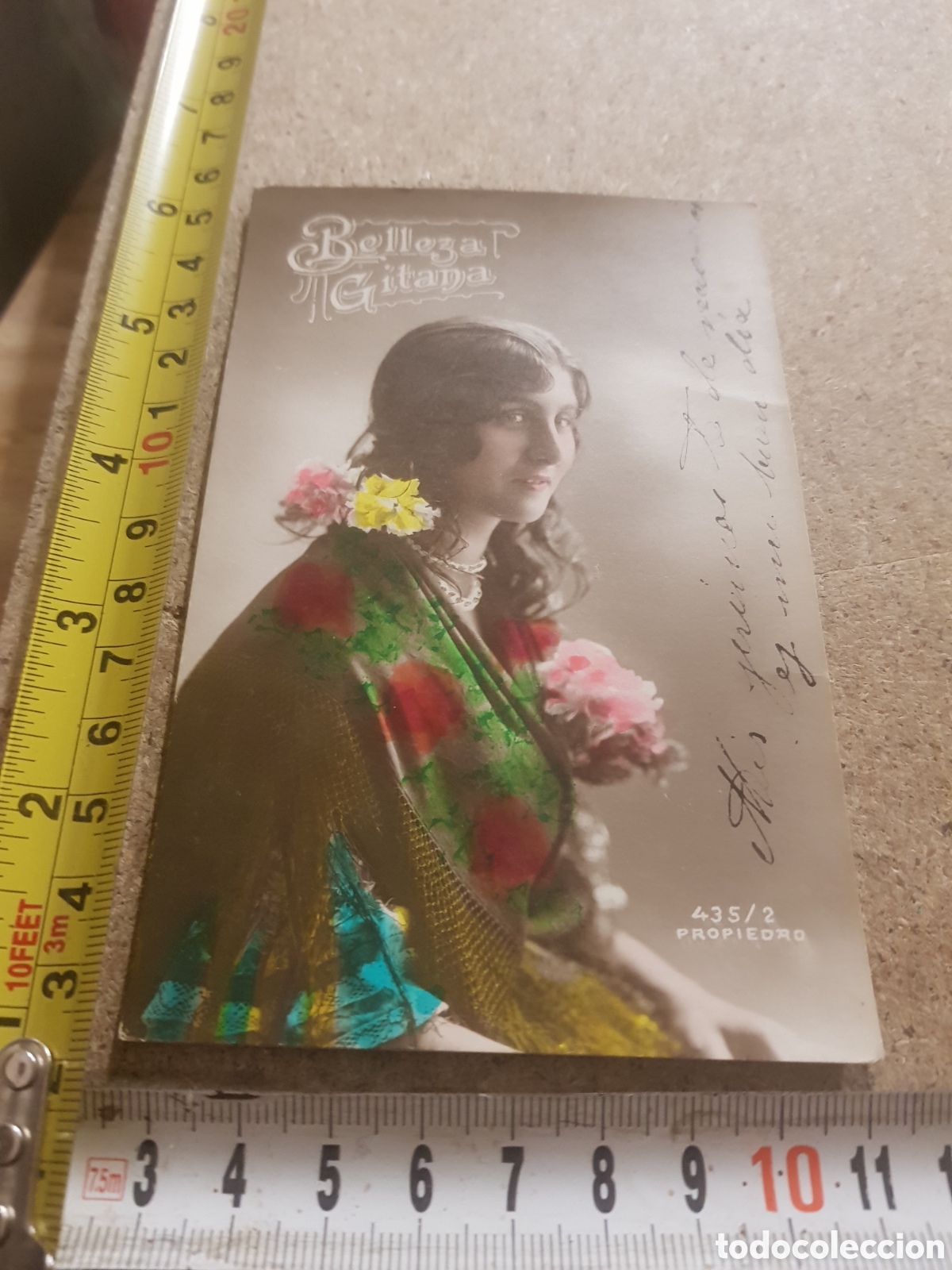 Postais: Postal de una dama gitana, a&ntilde;os 20 aprox.