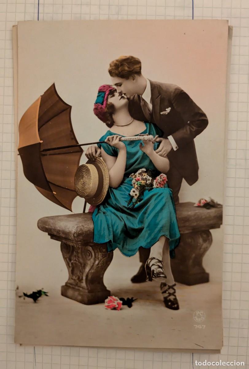 Postais: Postal romantica a&ntilde;os 20 PC Paris 747