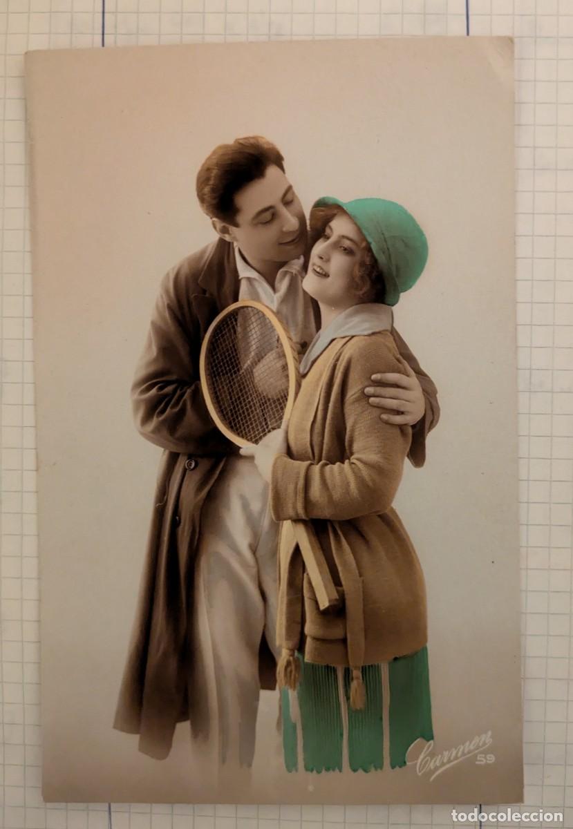 Postais: Postal pareja romantica a&ntilde;os 20 Carmen 59