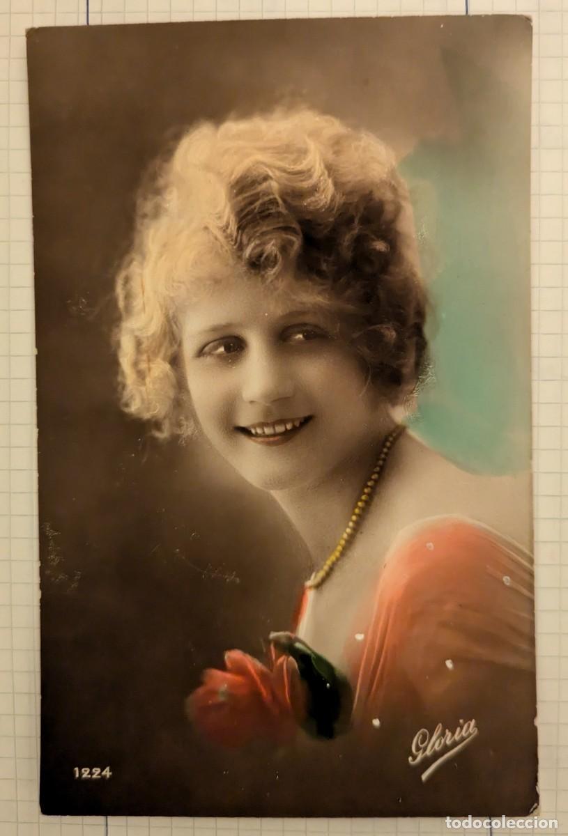 Postais: Postal retrato chica. Gloria 1224