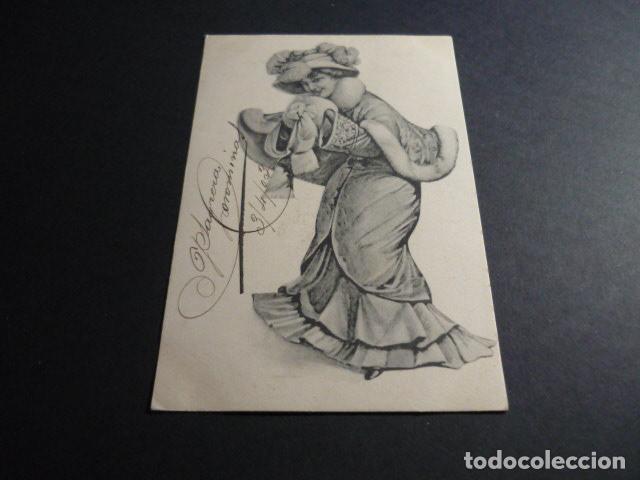 Cartoline: MUJER ELEGANTE POSTAL