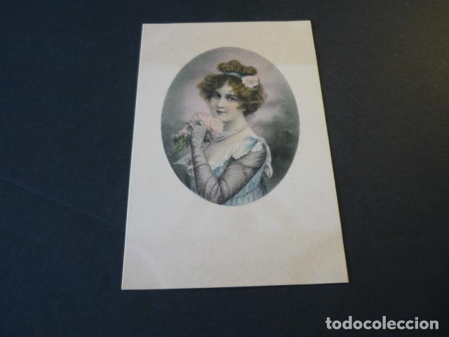 Postales: MUJER ELEGANTE POSTAL ILUSTRADA - Foto 1