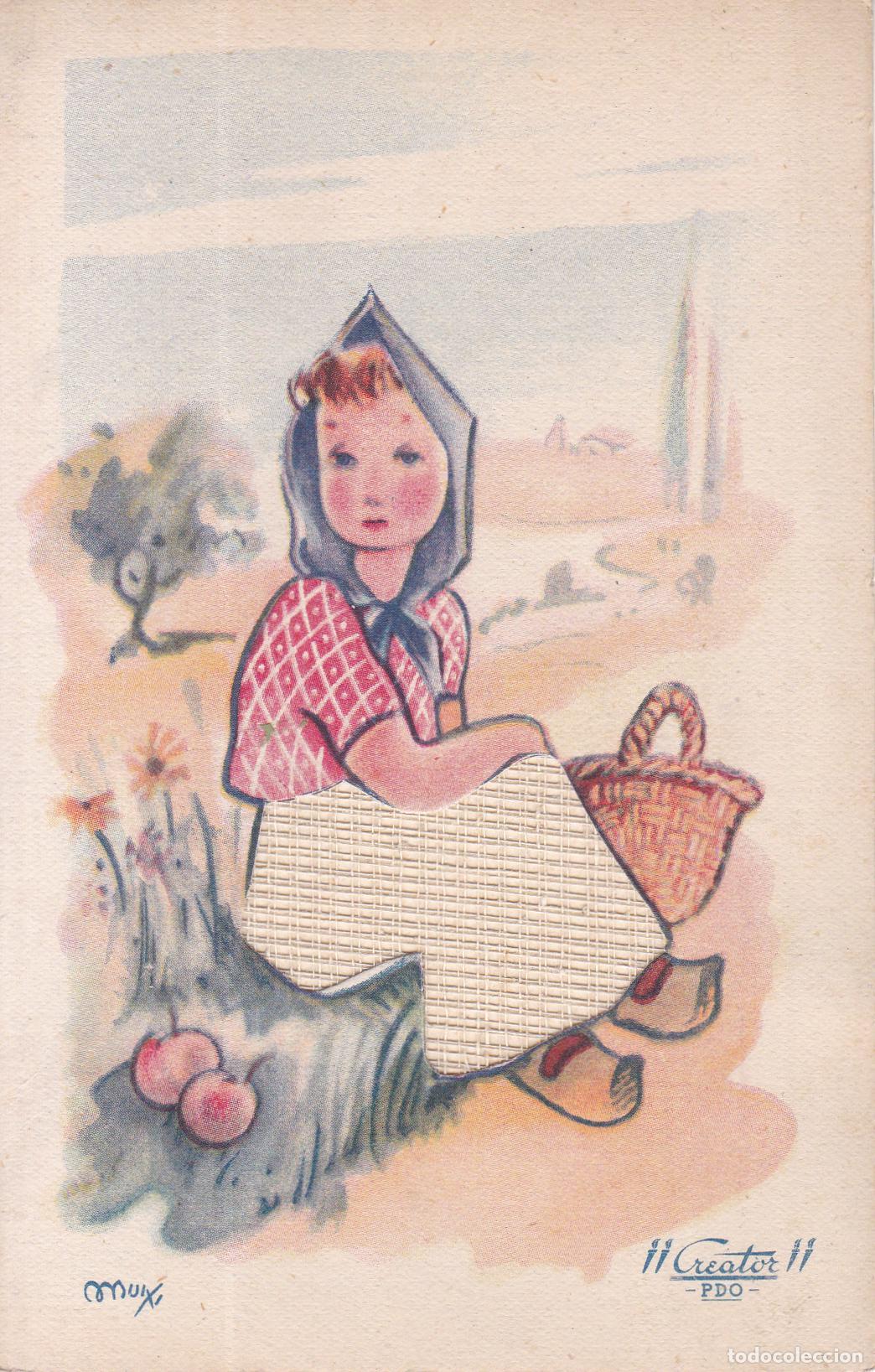 Cartoline: ILUSTRADOR: MUIXI, RECOGIENDO FRUTA - CREATOR PDO N&ordm;102 - S/C