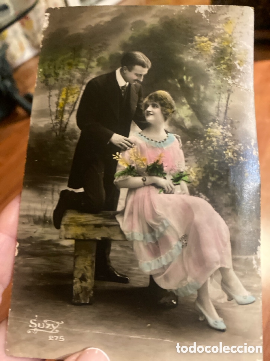 Postales: Foto coloreada con soporte - Foto 1