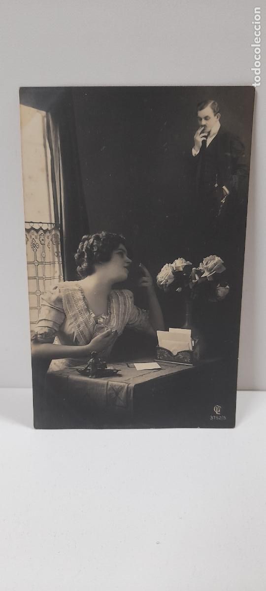 Postais: ANTIGUA POSTAL DE ENAMORADOS . ESCRITA Y FECHADA 1914