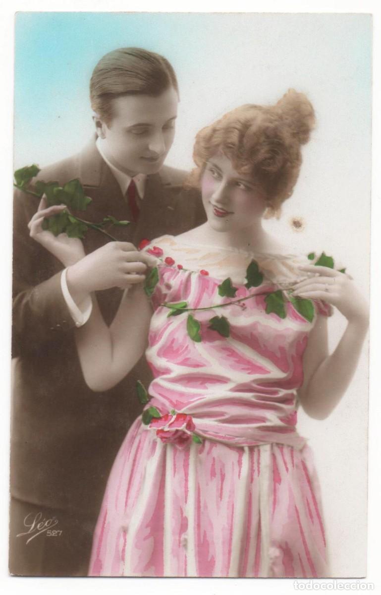 Postais: Postal francesa principios del XX- escrita-Rom&aacute;ntica-