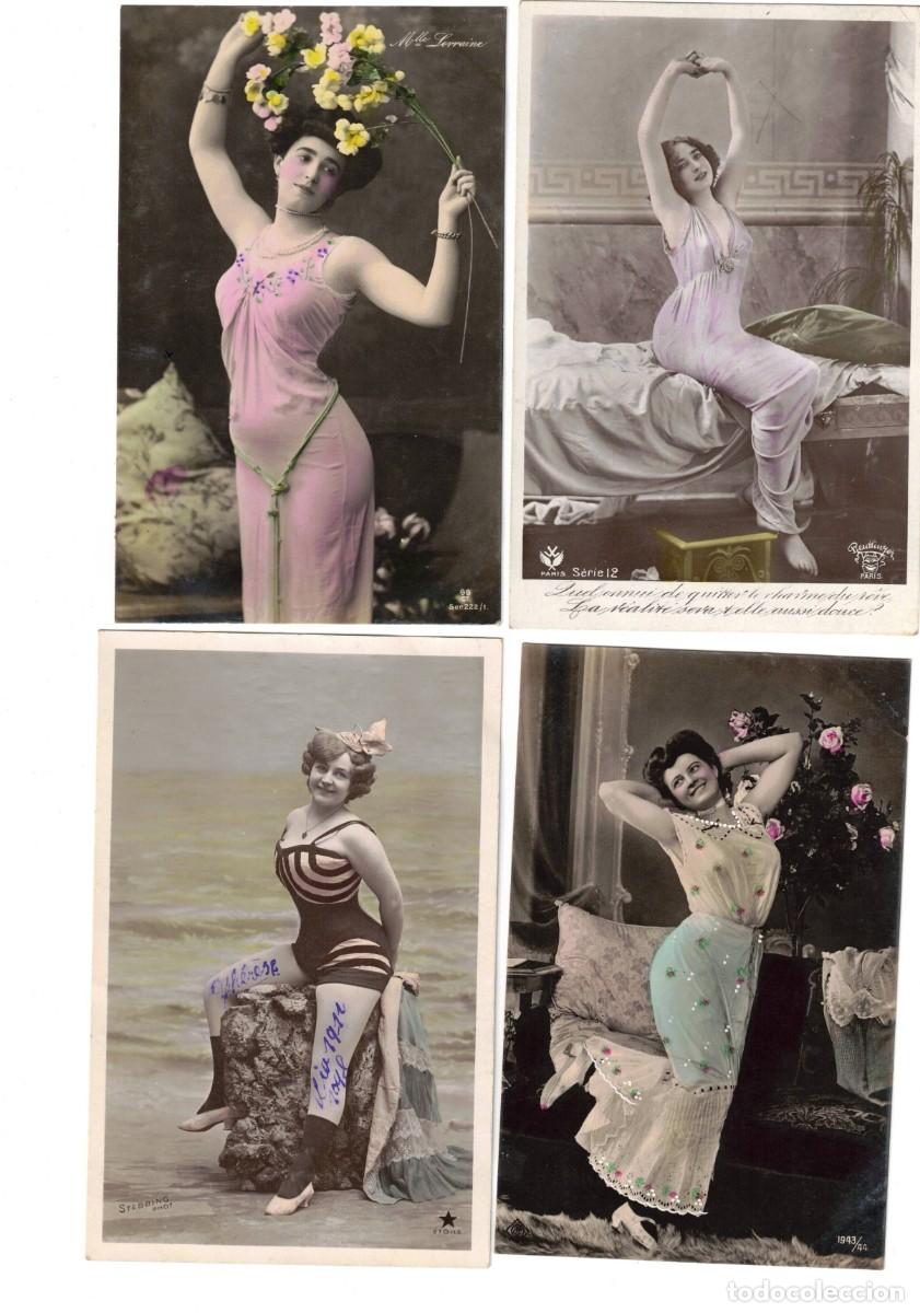 Postais: EROTISMO. 4 POSTALES DIVERSAS