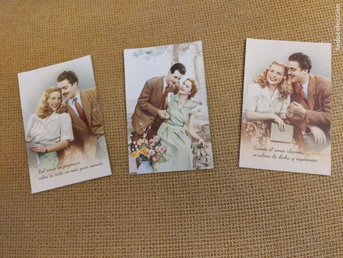 Postais: Lote postales Rom&aacute;nticas antiguas