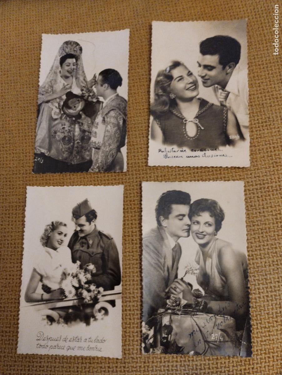 Postais: Lote postales Rom&aacute;nticas antiguas