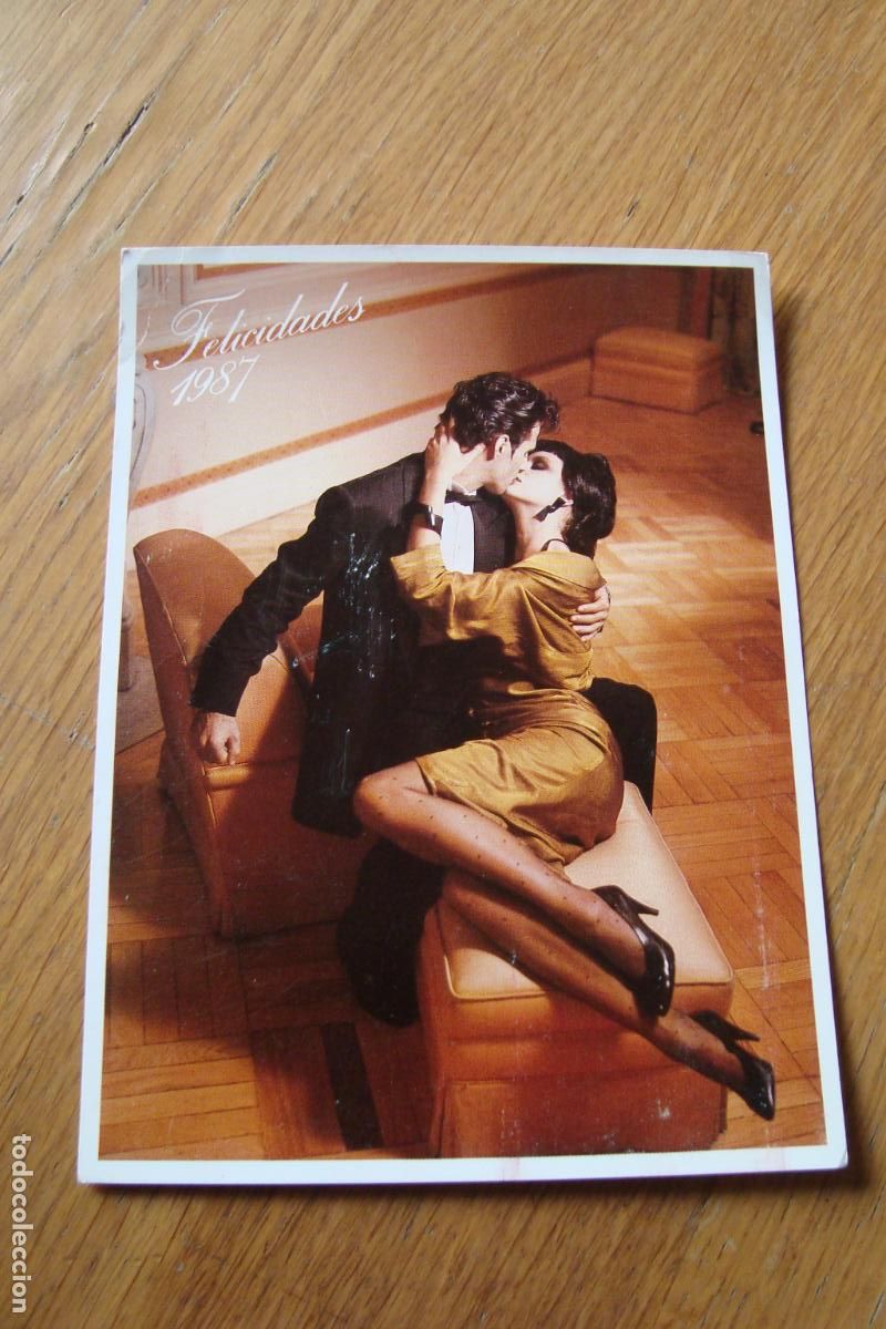 Cartoline: ANTIGUA POSTAL FELICITACION 1987. FOTOGRAFO PEPE BOTELLA. MODA. HOMBRE DE HOY